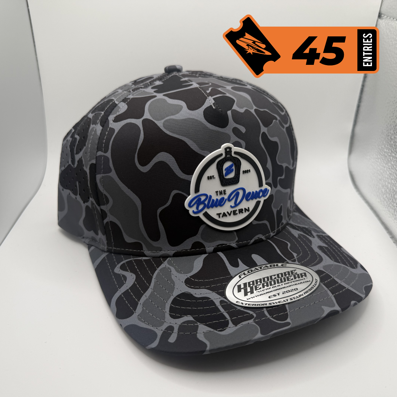 Blue Deuce - Rubber Patch Hat Camo