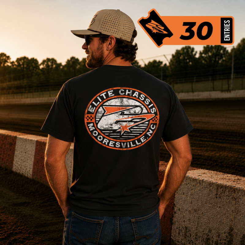 Elite Chassis - Distressed Shirt Black