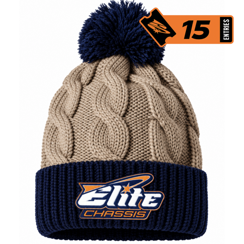 Elite Chassis - Tan/Navy Beanie - Image 1